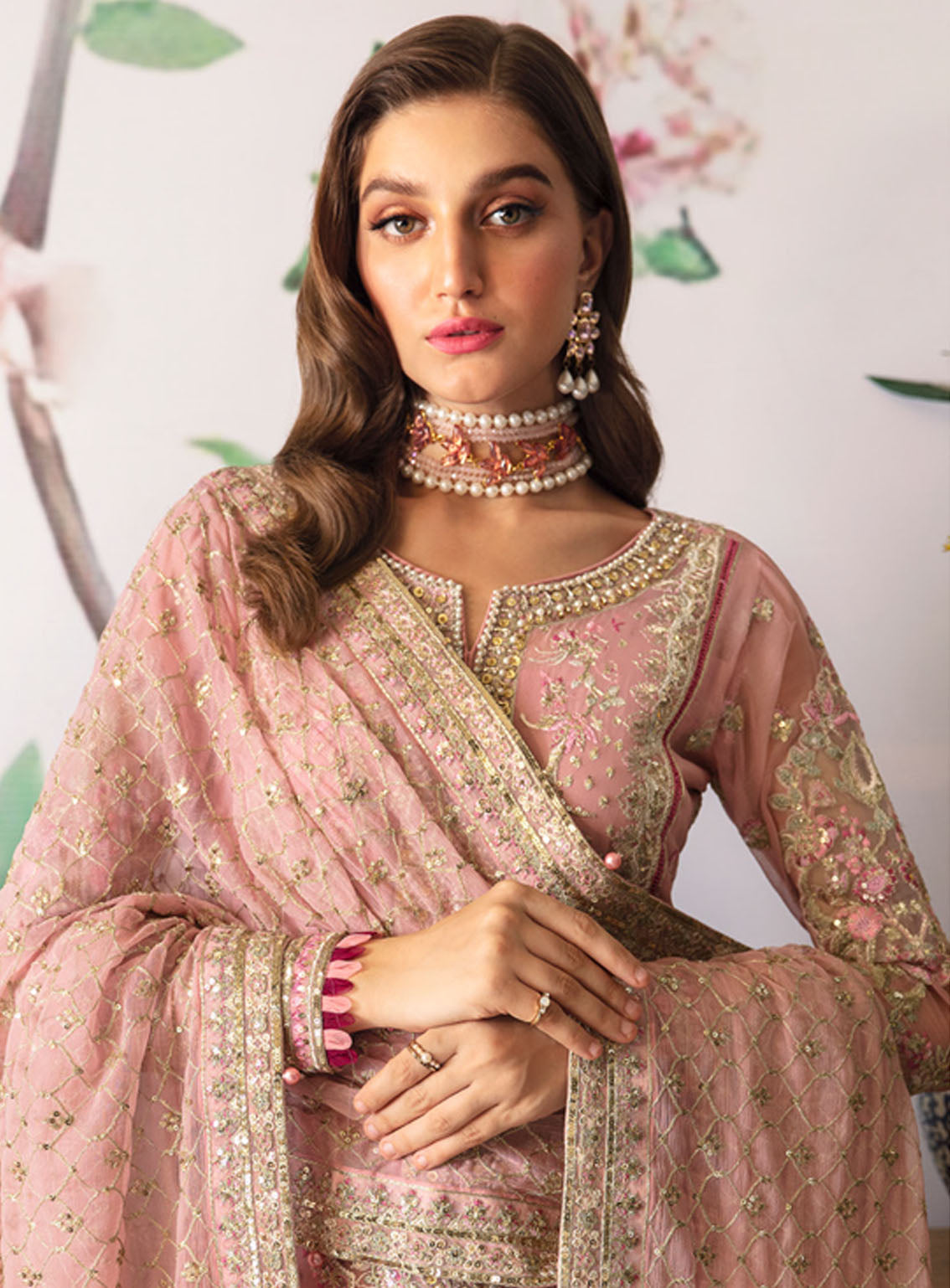 Gulaal Luxury Embroidered Chiffon 4 Piece Unstitched Suit GL24EC GL-EC-24V2-01 VIVIANA Gulaal Luxury Embroidered Chiffon 4 Piece Unstitched Suit GL24EC GL-EC-24V2-01 VIVIANA