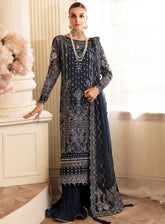 Gulaal Luxury Embroidered Chiffon 4 Piece Unstitched Suit GL24EC GL-EC-24V2-03 EVARA