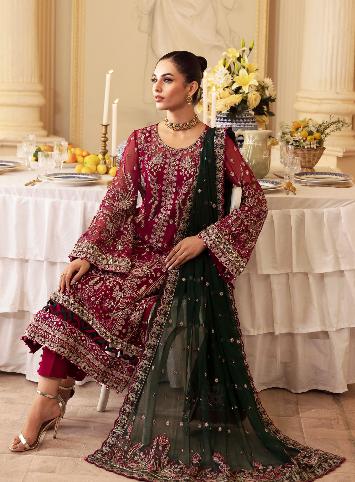 Gulaal Luxury Embroidered Chiffon 4 Piece Unstitched Suit GL24EC GL-EC-24V2-04 BLANCA Gulaal Luxury Embroidered Chiffon 4 Piece Unstitched Suit GL24EC GL-EC-24V2-04 BLANCA