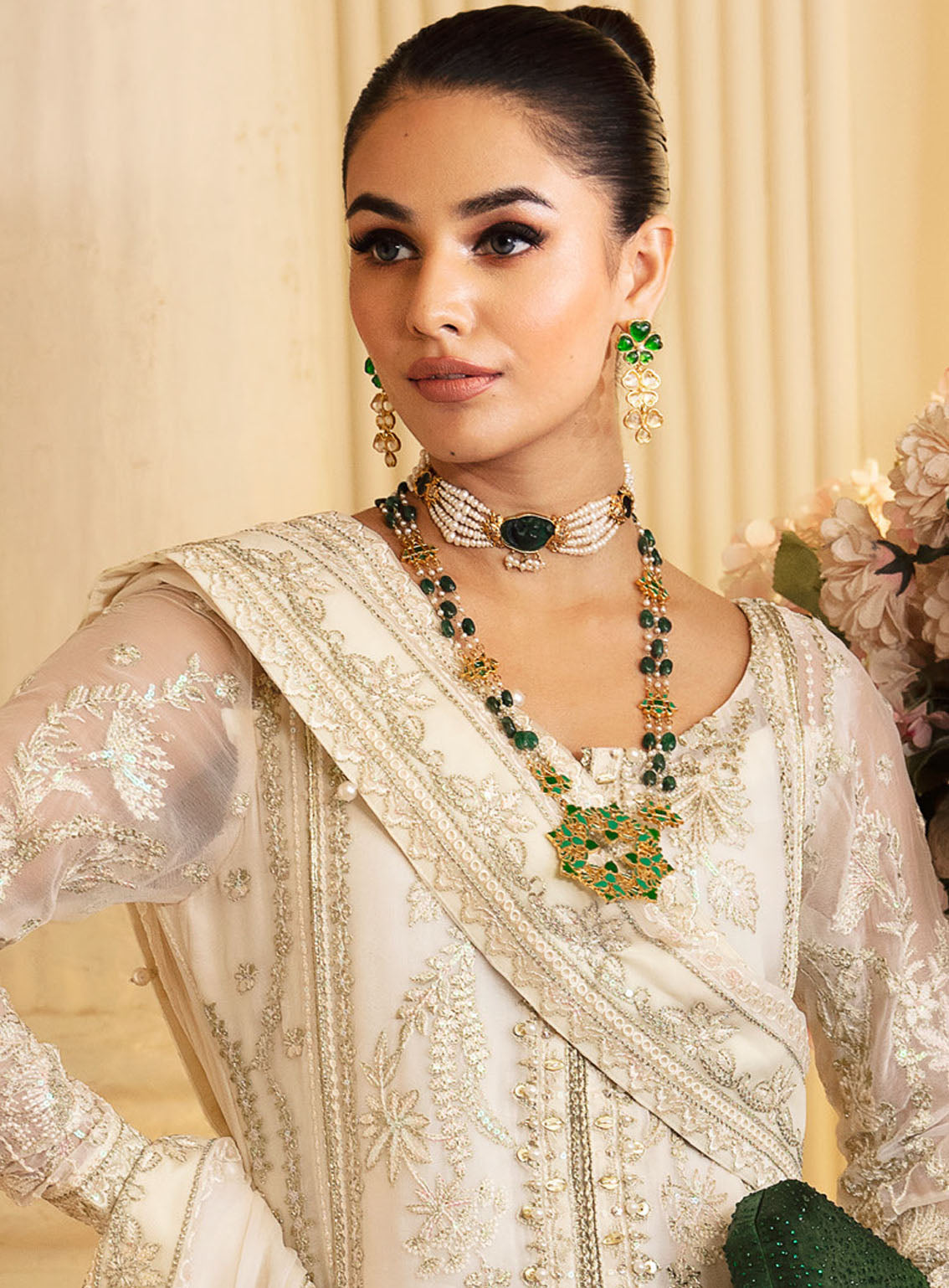 Gulaal Luxury Embroidered Chiffon 4 Piece Unstitched Suit GL24EC GL-EC-24V2-06 DELPHINE Gulaal Luxury Embroidered Chiffon 4 Piece Unstitched Suit GL24EC GL-EC-24V2-06 DELPHINE