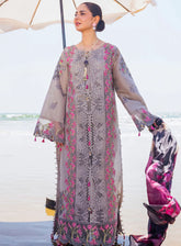 Hai Kuch By Elaf Festive Embroidered Lawn 3 Piece Unstitched Suit EF24HK EHK-04 ALYAANAH