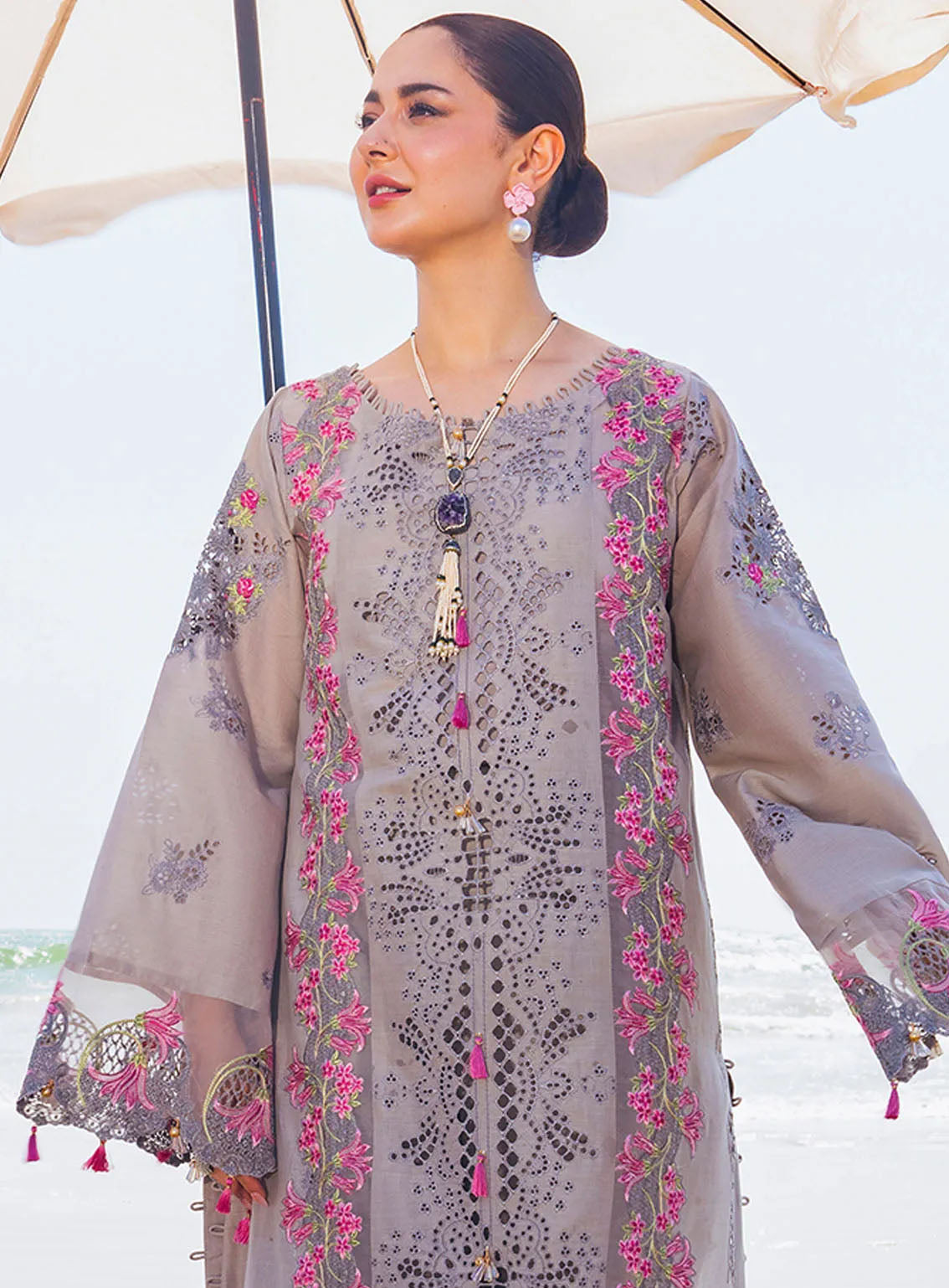 Hai Kuch By Elaf Festive Embroidered Lawn 3 Piece Unstitched Suit EF24HK EHK-04 ALYAANAH Hai Kuch By Elaf Festive Embroidered Lawn 3 Piece Unstitched Suit EF24HK EHK-04 ALYAANAH