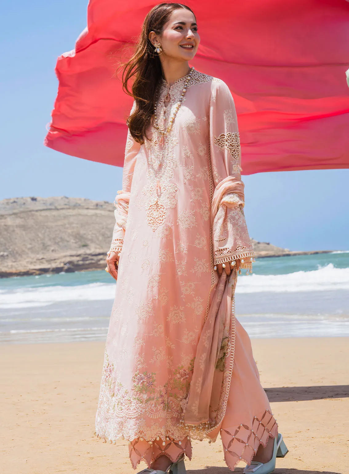 Hai Kuch By Elaf Festive Embroidered Lawn 3 Piece Unstitched Suit EF24HK EHK-07 PAREESA Hai Kuch By Elaf Festive Embroidered Lawn 3 Piece Unstitched Suit EF24HK EHK-07 PAREESA