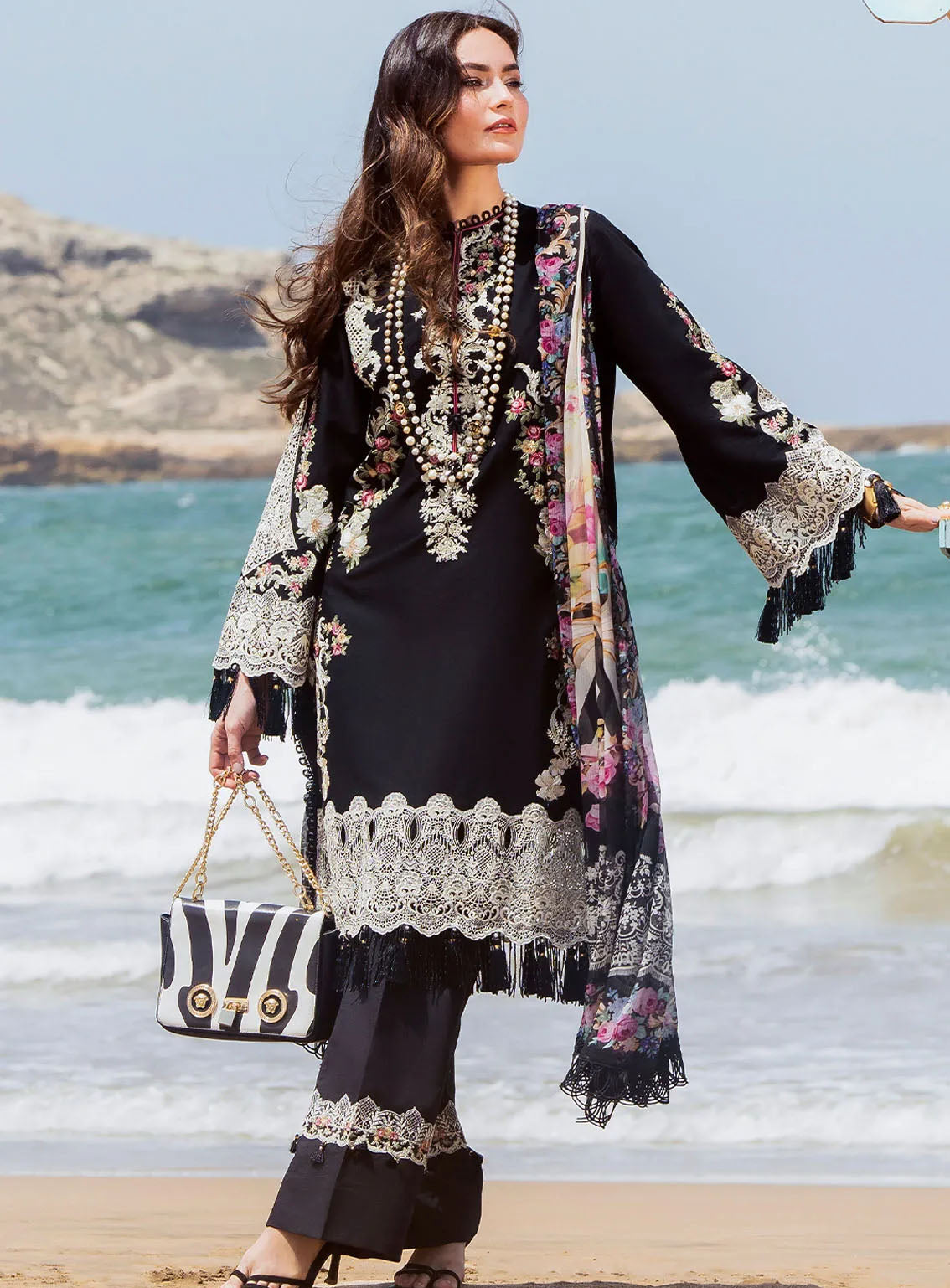 Hai Kuch By Elaf Festive Embroidered Lawn 3 Piece Unstitched Suit EF24HK EHK-09 NAFEES Hai Kuch By Elaf Festive Embroidered Lawn 3 Piece Unstitched Suit EF24HK EHK-09 NAFEES