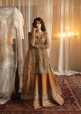 Hayat By Afrozeh Embroidered Net 3 Piece Unstitched Suit AF24LA AFH-06 NOORAY