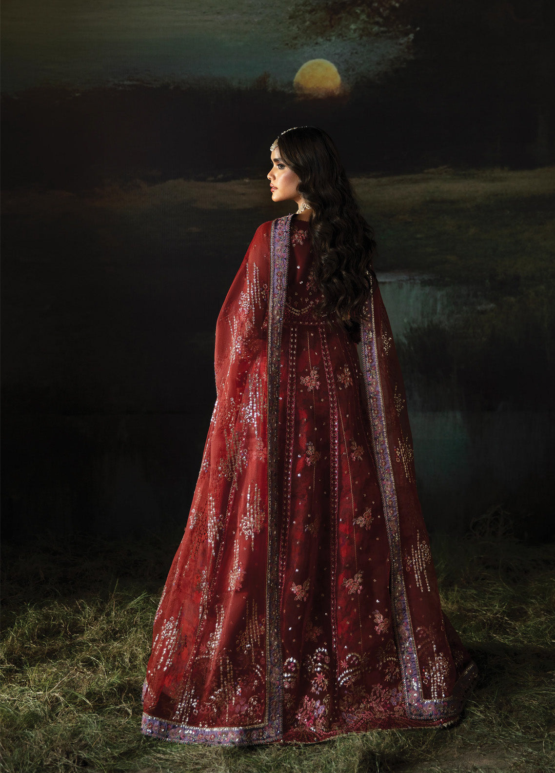 Hayat By Afrozeh Embroidered Organza 3 Piece Unstitched Suit AF24LA AFH-02 ANAYA Hayat By Afrozeh Embroidered Organza 3 Piece Unstitched Suit AF24LA AFH-02 ANAYA