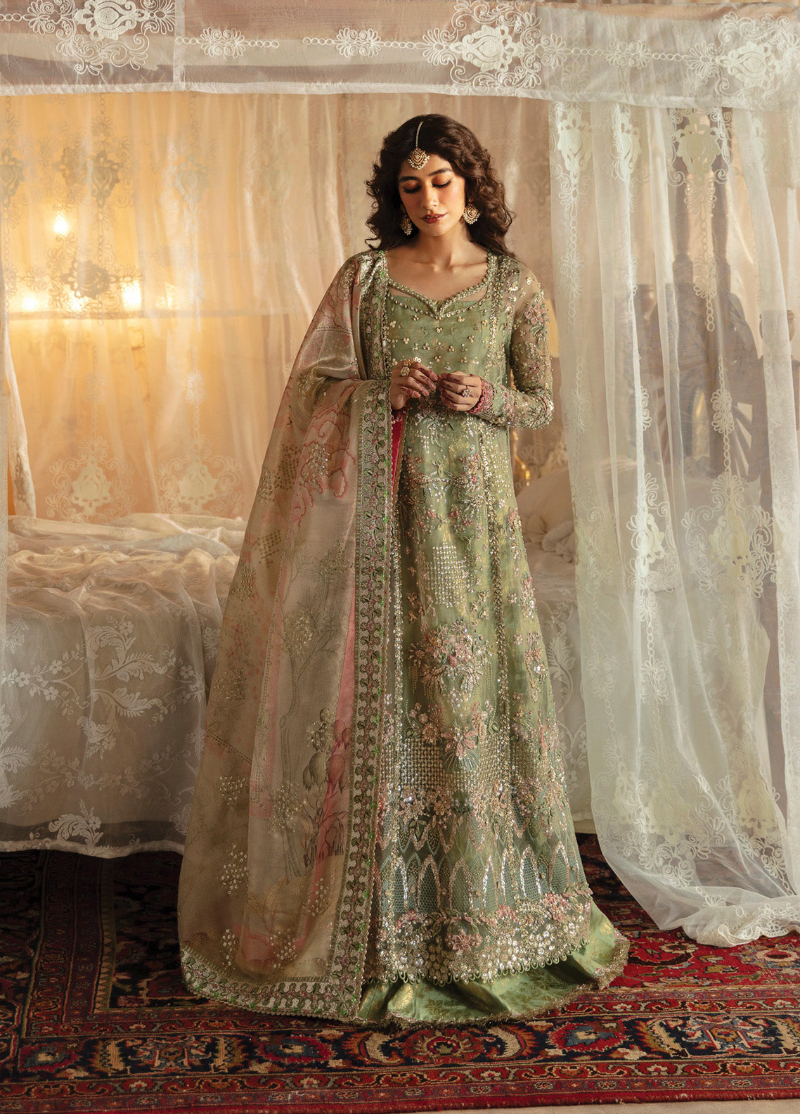 Hayat By Afrozeh Embroidered Organza 3 Piece Unstitched Suit AF24LA AFH-03 SHREYA Hayat By Afrozeh Embroidered Organza 3 Piece Unstitched Suit AF24LA AFH-03 SHREYA