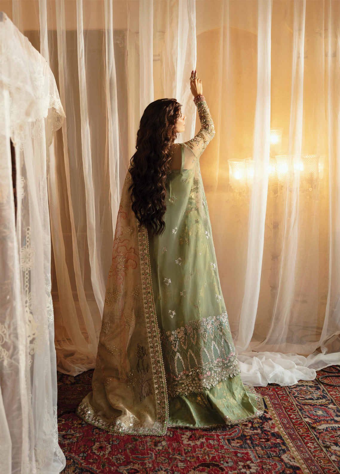 Hayat By Afrozeh Embroidered Organza 3 Piece Unstitched Suit AF24LA AFH-03 SHREYA Hayat By Afrozeh Embroidered Organza 3 Piece Unstitched Suit AF24LA AFH-03 SHREYA