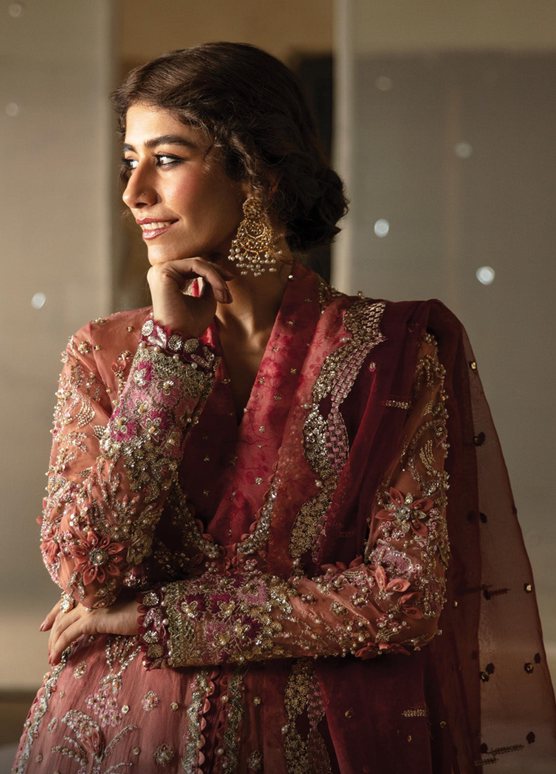 Hayat By Afrozeh Embroidered Organza 3 Piece Unstitched Suit AF24LA AFH-04 MEHREEN Hayat By Afrozeh Embroidered Organza 3 Piece Unstitched Suit AF24LA AFH-04 MEHREEN