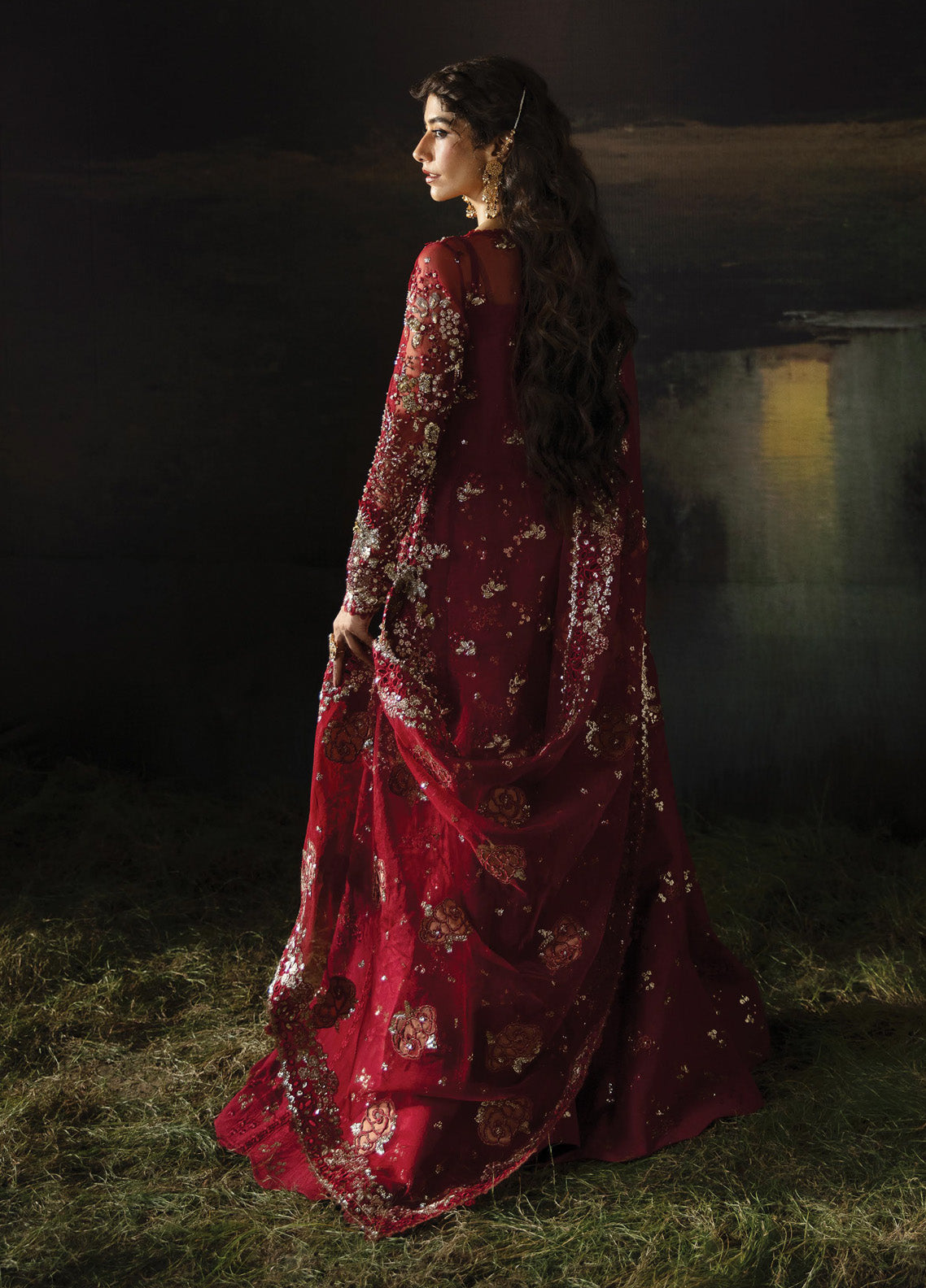 Hayat By Afrozeh Embroidered Organza 3 Piece Unstitched Suit AF24LA AFH-07 ABEER Hayat By Afrozeh Embroidered Organza 3 Piece Unstitched Suit AF24LA AFH-07 ABEER