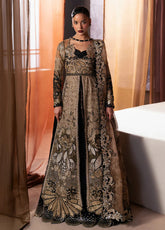 Hayat By Afrozeh Wedding Formals Embroidered Organza 3 Piece Unstitched Suit AF25HWF D-02 RAYYAN