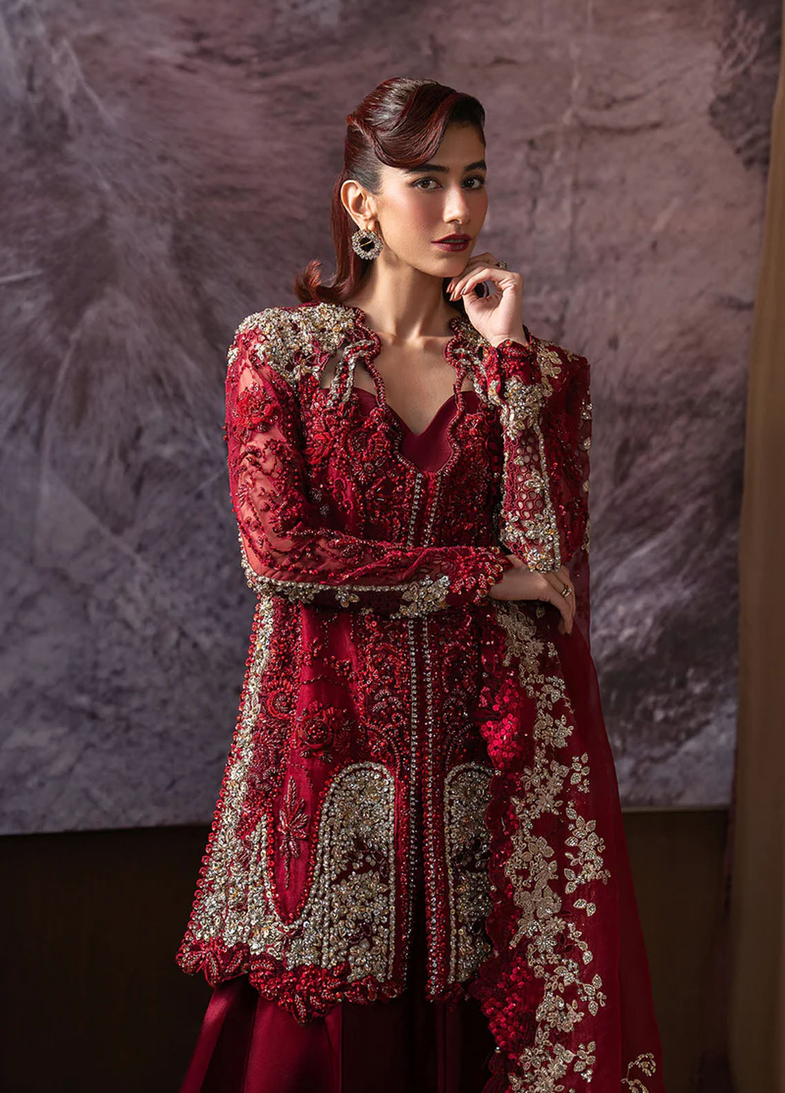 Hayat By Afrozeh Wedding Formals Embroidered Organza 3 Piece Unstitched Suit AF25HWF D-08 RAWAYAAT Hayat By Afrozeh Wedding Formals Embroidered Organza 3 Piece Unstitched Suit AF25HWF D-08 RAWAYAAT
