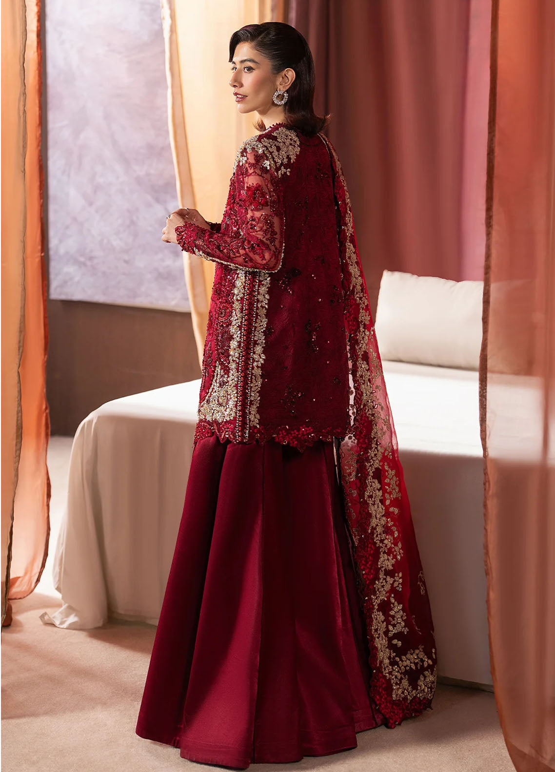 Hayat By Afrozeh Wedding Formals Embroidered Organza 3 Piece Unstitched Suit AF25HWF D-08 RAWAYAAT Hayat By Afrozeh Wedding Formals Embroidered Organza 3 Piece Unstitched Suit AF25HWF D-08 RAWAYAAT