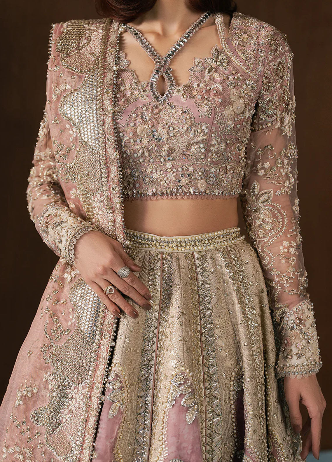 Hayat By Afrozeh Wedding Formals Embroidered Raw Silk 3 Piece Unstitched Suit AF25HWF D-03 ZAVIYAH Hayat By Afrozeh Wedding Formals Embroidered Raw Silk 3 Piece Unstitched Suit AF25HWF D-03 ZAVIYAH