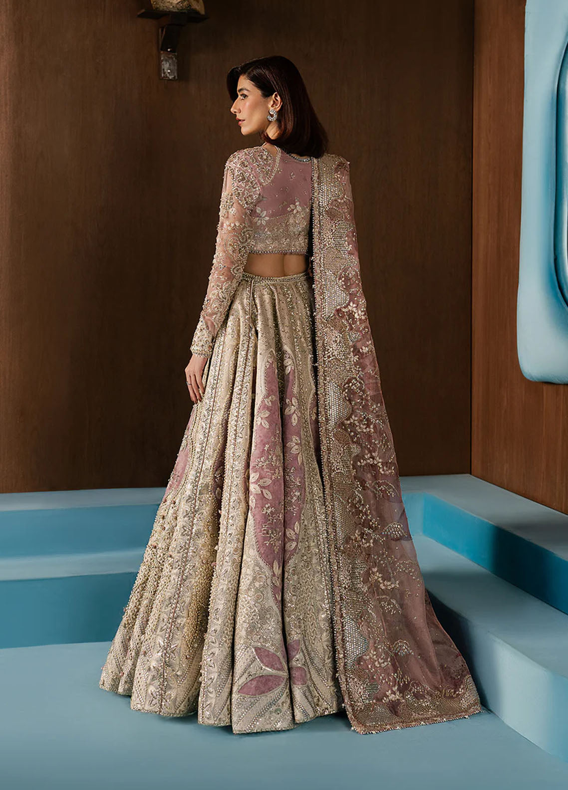 Hayat By Afrozeh Wedding Formals Embroidered Raw Silk 3 Piece Unstitched Suit AF25HWF D-03 ZAVIYAH Hayat By Afrozeh Wedding Formals Embroidered Raw Silk 3 Piece Unstitched Suit AF25HWF D-03 ZAVIYAH