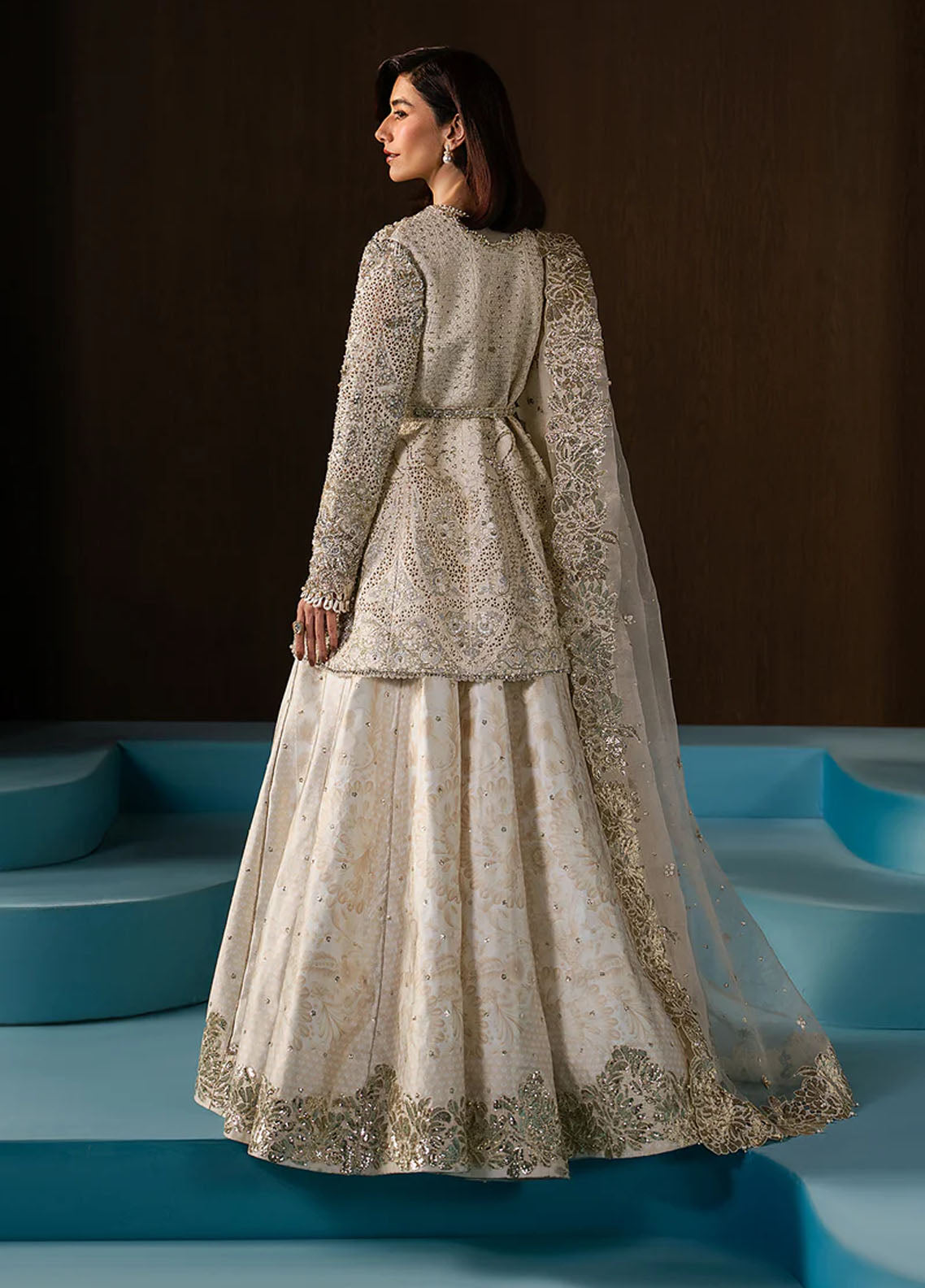 Hayat By Afrozeh Wedding Formals Embroidered Raw Silk 3 Piece Unstitched Suit AF25HWF D-05 ROHAVE Hayat By Afrozeh Wedding Formals Embroidered Raw Silk 3 Piece Unstitched Suit AF25HWF D-05 ROHAVE