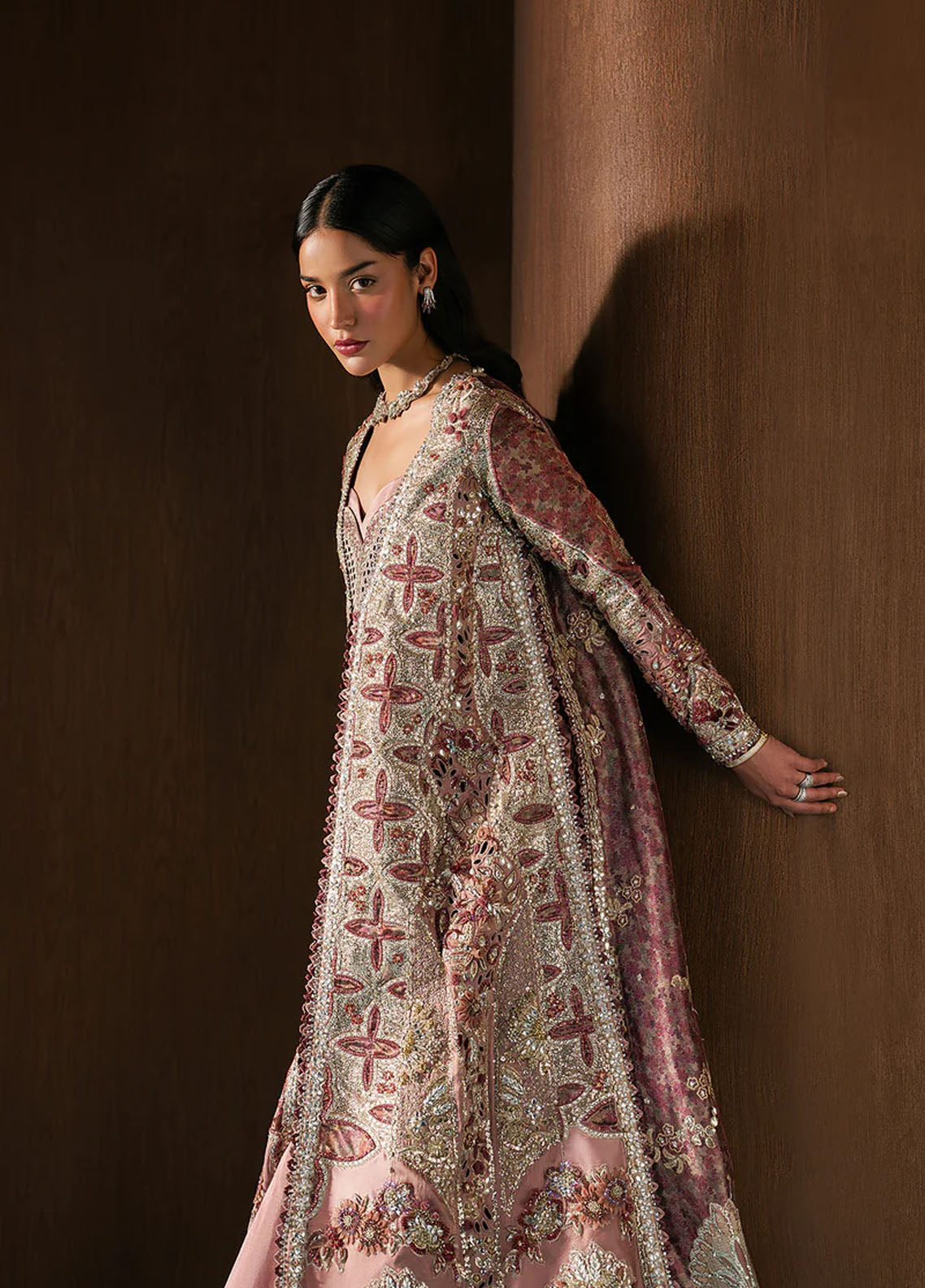 Hayat By Afrozeh Wedding Formals Embroidered Zari 3 Piece Unstitched Suit AF25HWF D-09 ZARHEL Hayat By Afrozeh Wedding Formals Embroidered Zari 3 Piece Unstitched Suit AF25HWF D-09 ZARHEL