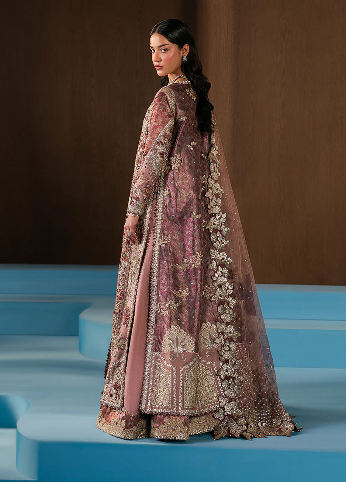 Hayat By Afrozeh Wedding Formals Embroidered Zari 3 Piece Unstitched Suit AF25HWF D-09 ZARHEL Hayat By Afrozeh Wedding Formals Embroidered Zari 3 Piece Unstitched Suit AF25HWF D-09 ZARHEL