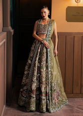 Hayat By Afrozeh Wedding Formals Embroidered Zari 3 Piece Unstitched Suit AF25HWF D-10 MAHSIL