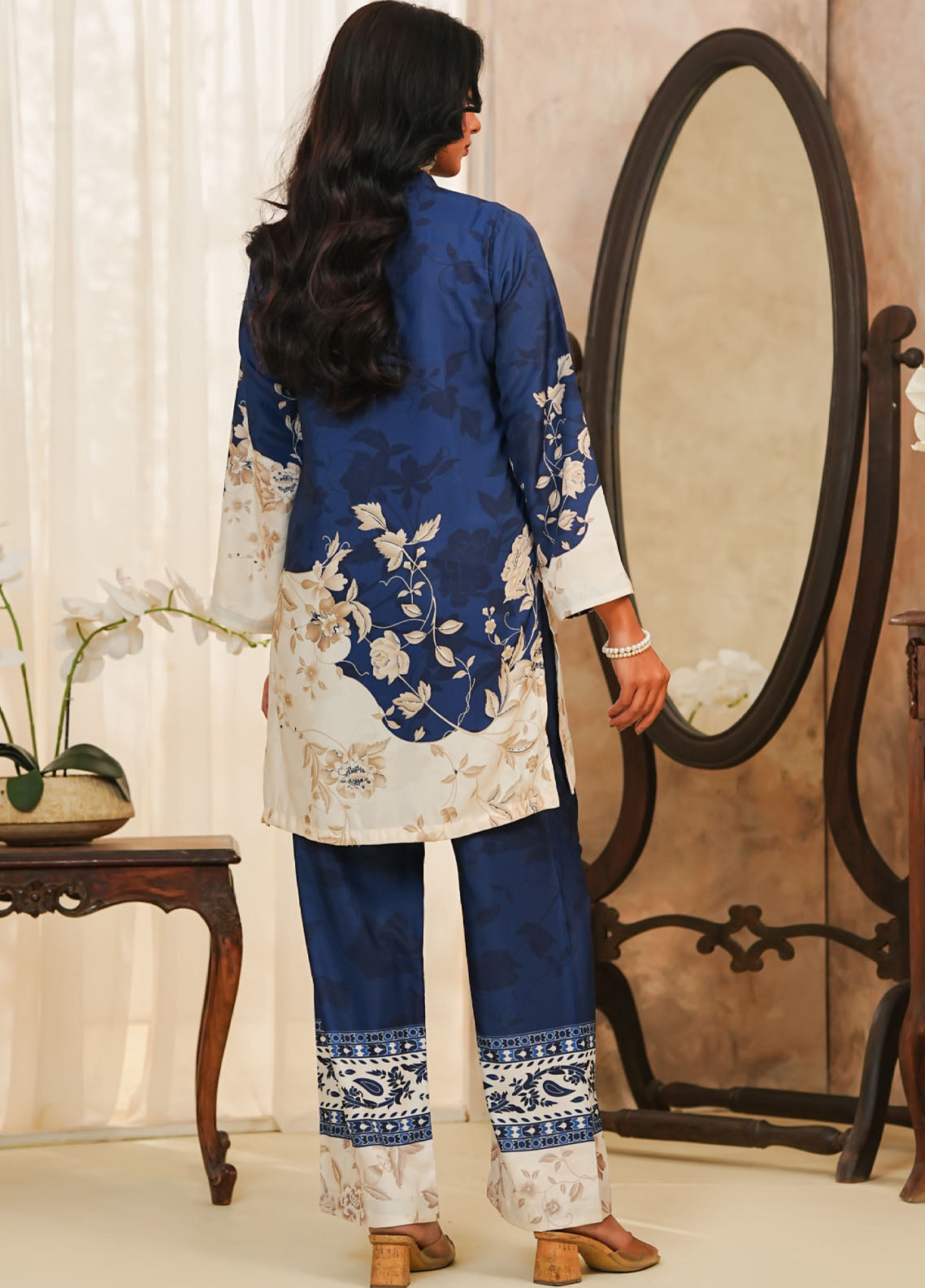 Hazel By Aizal Co-Ord's Printed Linen 2 Piece Stitched Suit AL25HV2 D-25 Hazel By Aizal Co-Ord's Printed Linen 2 Piece Stitched Suit AL25HV2 D-25