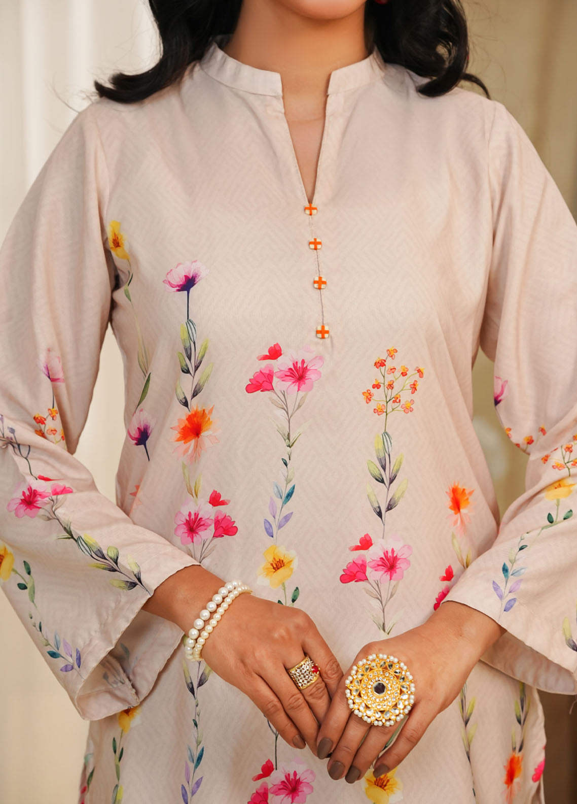 Hazel By Aizal Co-Ord's Printed Linen 2 Piece Stitched Suit AL25HV2 D-26 Hazel By Aizal Co-Ord's Printed Linen 2 Piece Stitched Suit AL25HV2 D-26