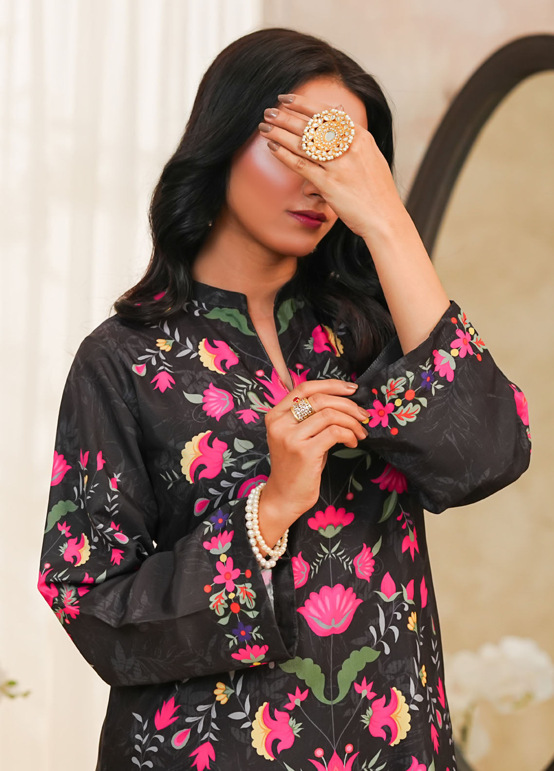 Hazel By Aizal Co-Ord's Printed Linen 2 Piece Stitched Suit AL25HV2 D-28 Hazel By Aizal Co-Ord's Printed Linen 2 Piece Stitched Suit AL25HV2 D-28