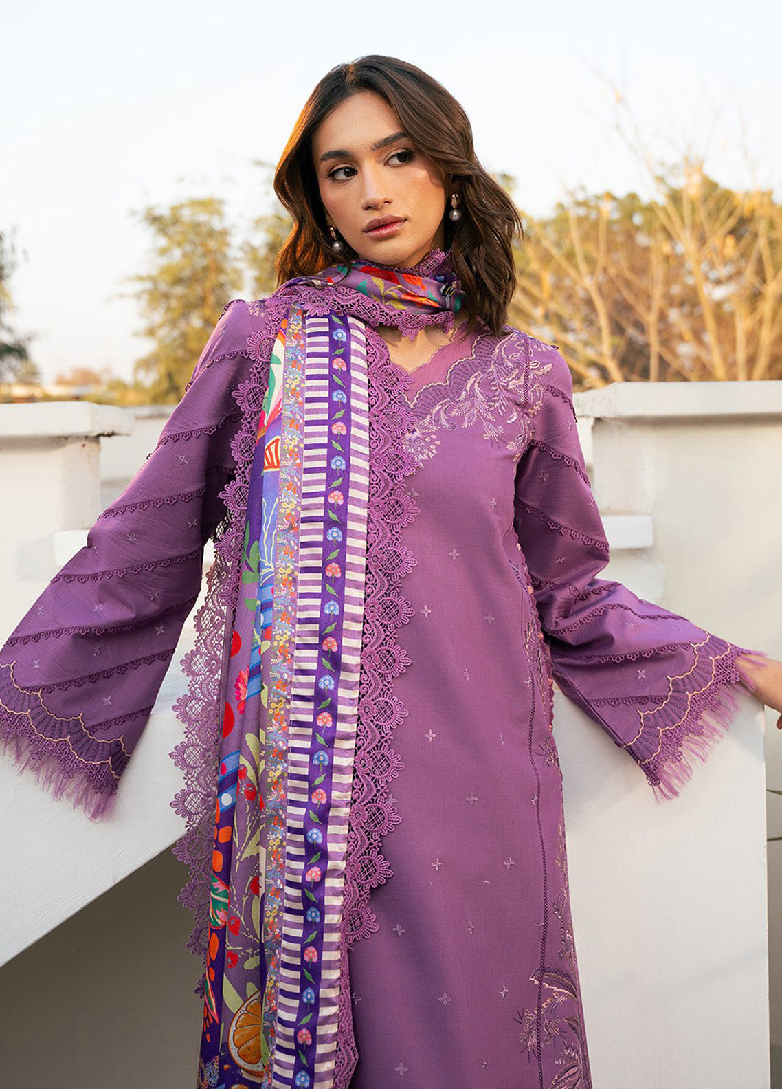 Hazel By Bin Ilyas Embroidered Lawn 3 Piece Unstitched Suit BI25HPE BHS-71A Hazel By Bin Ilyas Embroidered Lawn 3 Piece Unstitched Suit BI25HPE BHS-71A