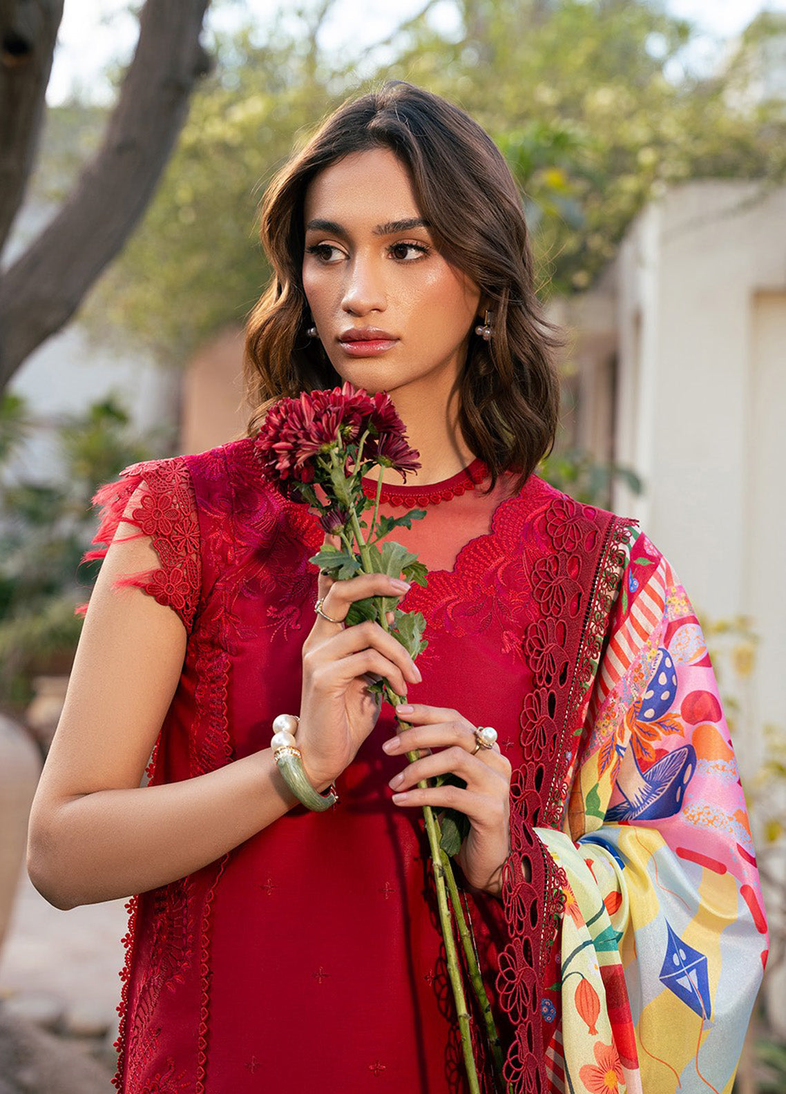 Hazel By Bin Ilyas Embroidered Lawn 3 Piece Unstitched Suit BI25HPE BHS-71B Hazel By Bin Ilyas Embroidered Lawn 3 Piece Unstitched Suit BI25HPE BHS-71B