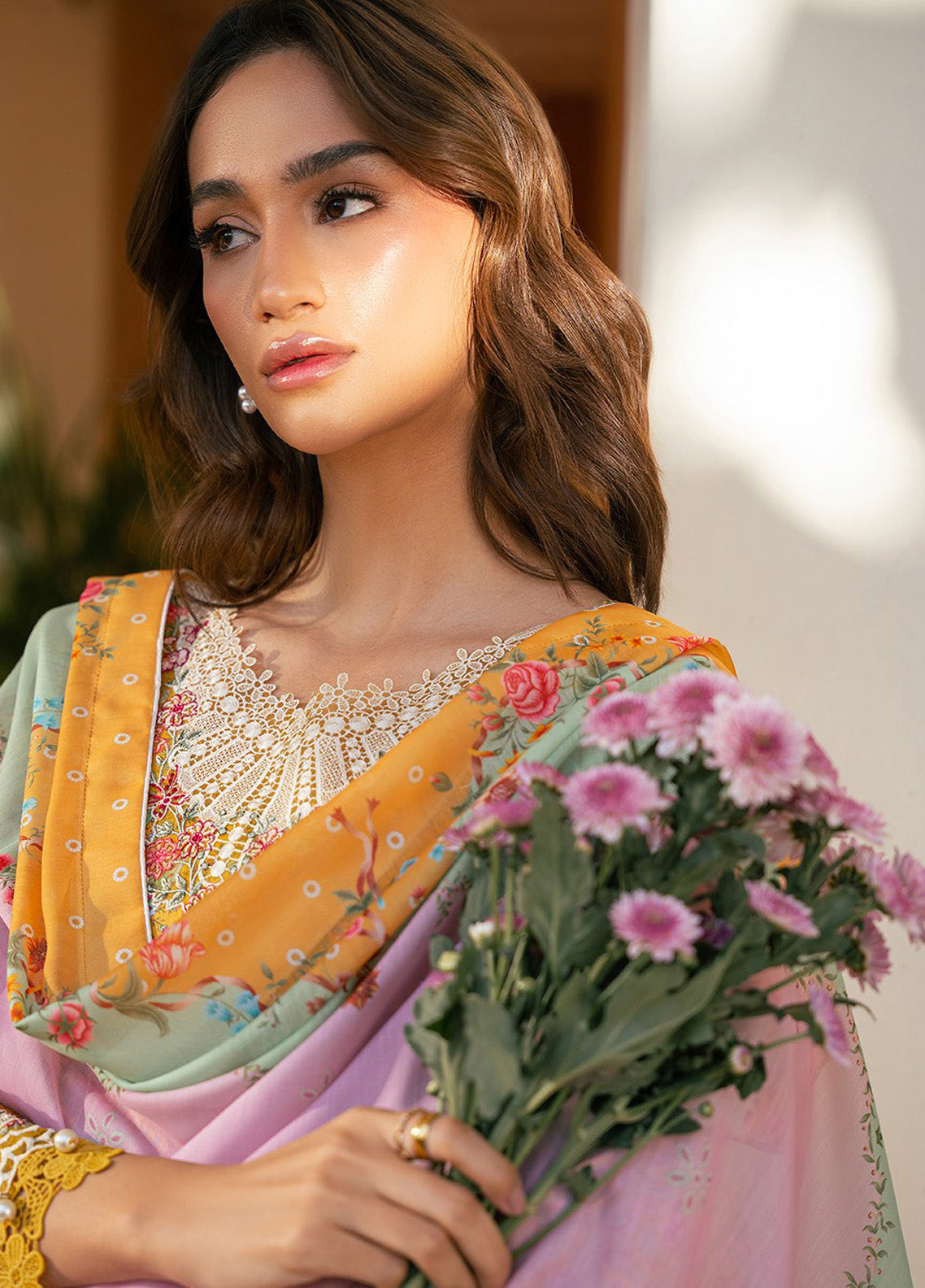 Hazel By Bin Ilyas Embroidered Lawn 3 Piece Unstitched Suit BI25HPE BHS-72B Hazel By Bin Ilyas Embroidered Lawn 3 Piece Unstitched Suit BI25HPE BHS-72B