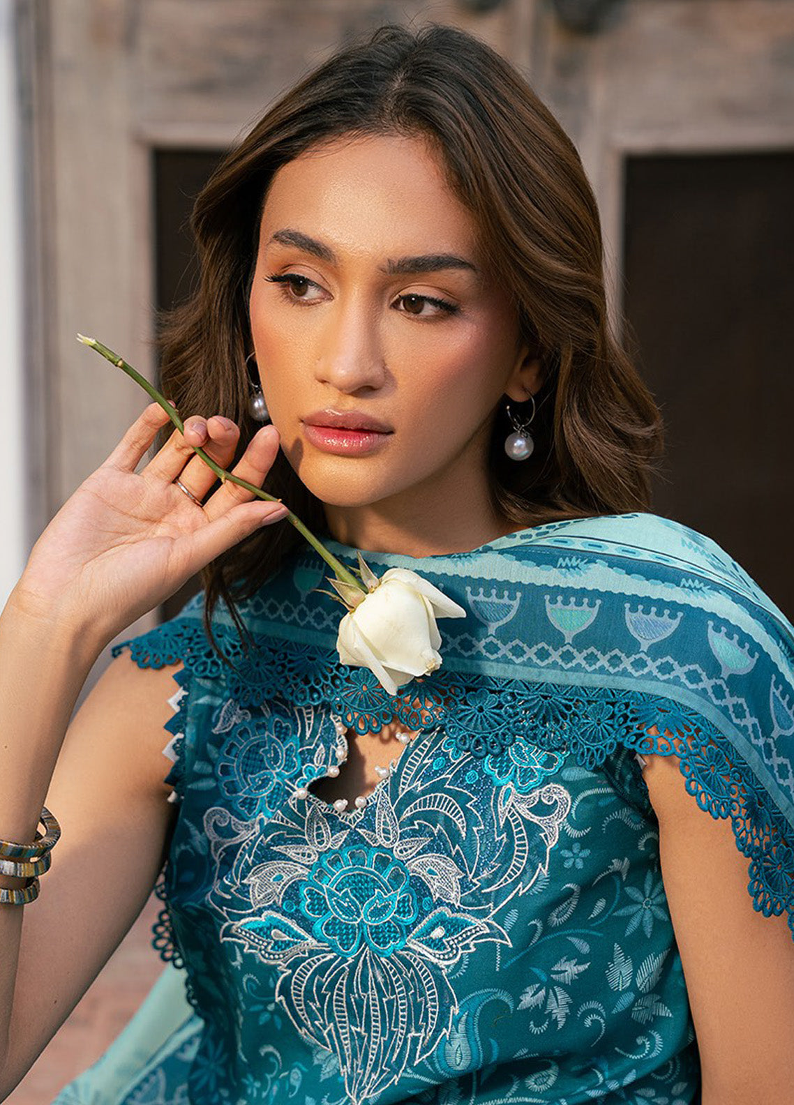 Hazel By Bin Ilyas Embroidered Lawn 3 Piece Unstitched Suit BI25HPE BHS-73B Hazel By Bin Ilyas Embroidered Lawn 3 Piece Unstitched Suit BI25HPE BHS-73B