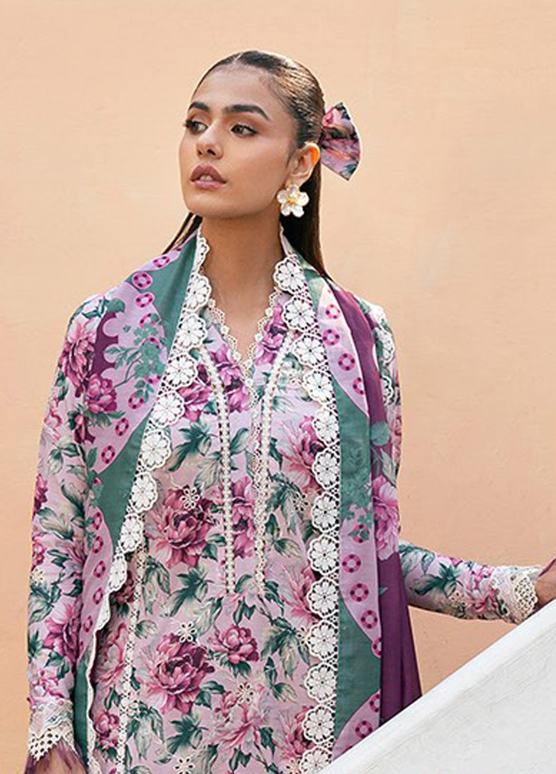 Hazel By Bin Ilyas Embroidered Lawn 3 Piece Unstitched Suit BI25HPE BHS-75A Hazel By Bin Ilyas Embroidered Lawn 3 Piece Unstitched Suit BI25HPE BHS-75A