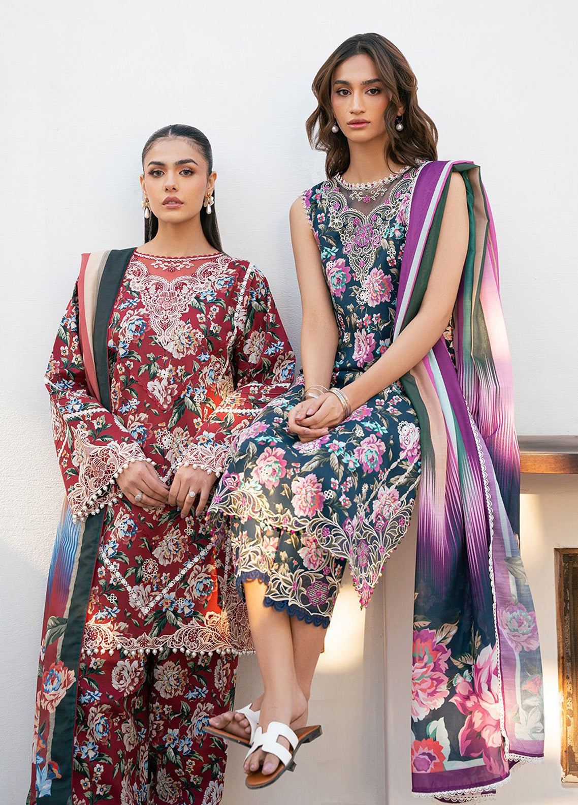 Hazel By Bin Ilyas Embroidered Lawn 3 Piece Unstitched Suit BI25HPE BHS-76A Hazel By Bin Ilyas Embroidered Lawn 3 Piece Unstitched Suit BI25HPE BHS-76A