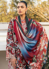 Hazel By Bin Ilyas Embroidered Lawn 3 Piece Unstitched Suit BI25HPE BHS-76B