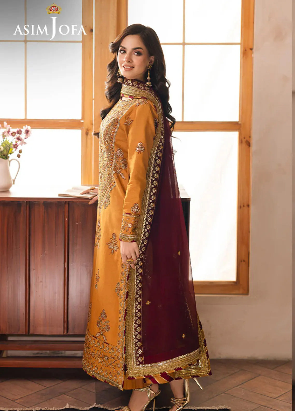 Heeriye By Asim Jofa Embroidered Chiffon 3 Piece Unstitched Suit AJ25H D-AJHE-07 Heeriye By Asim Jofa Embroidered Chiffon 3 Piece Unstitched Suit AJ25H D-AJHE-07