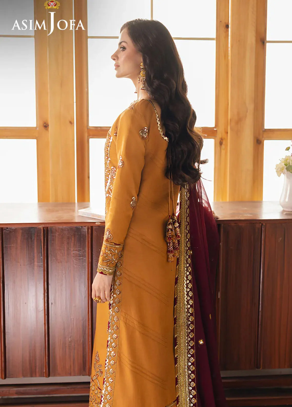 Heeriye By Asim Jofa Embroidered Chiffon 3 Piece Unstitched Suit AJ25H D-AJHE-07 Heeriye By Asim Jofa Embroidered Chiffon 3 Piece Unstitched Suit AJ25H D-AJHE-07
