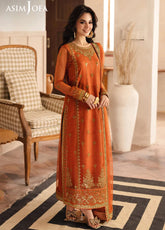 Heeriye By Asim Jofa Embroidered Net 3 Piece Unstitched Suit AJ25H D-AJHE-09