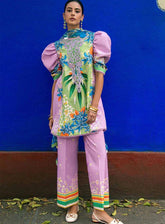 Hemline La Dolce By Mushq Printed Lawn 3 Piece Unstitched Suit MQ25HLDV2 D-8A ECSTASY