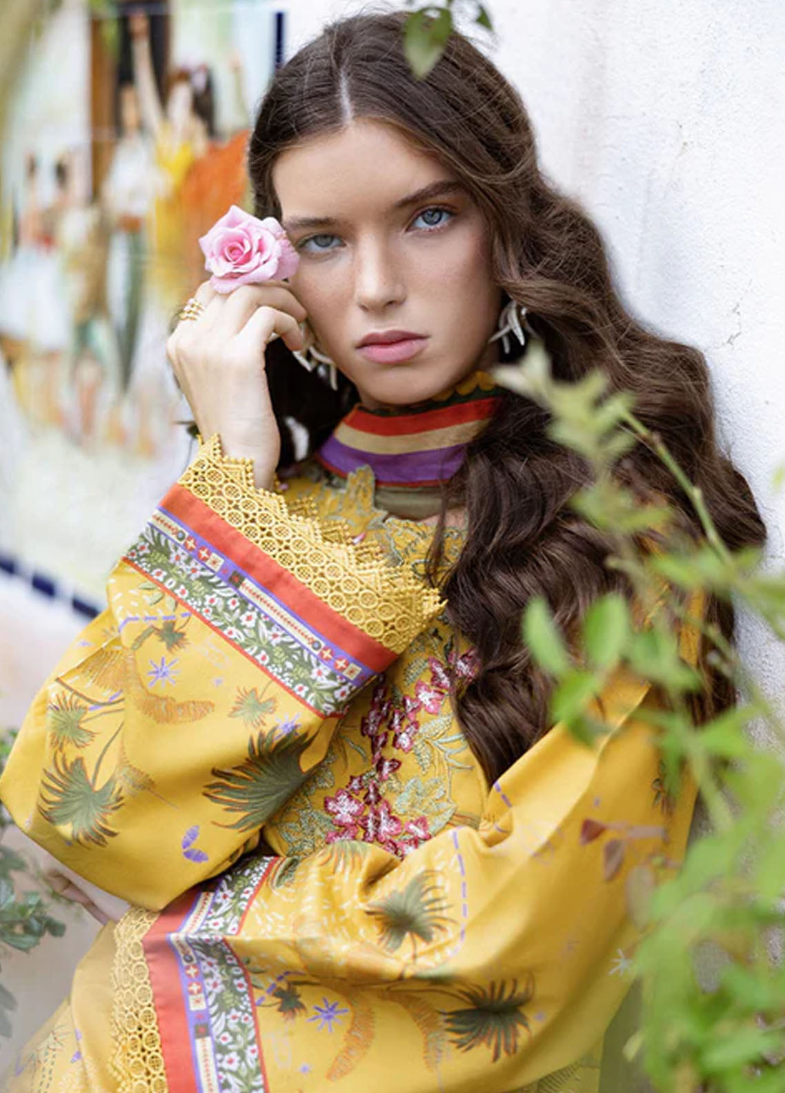 Hemline Mirasol By Mushq Printed Cambric 3 Piece Unstitched Suit MQ25HLMPC D-7B SOL ARENA Hemline Mirasol By Mushq Printed Cambric 3 Piece Unstitched Suit MQ25HLMPC D-7B SOL ARENA