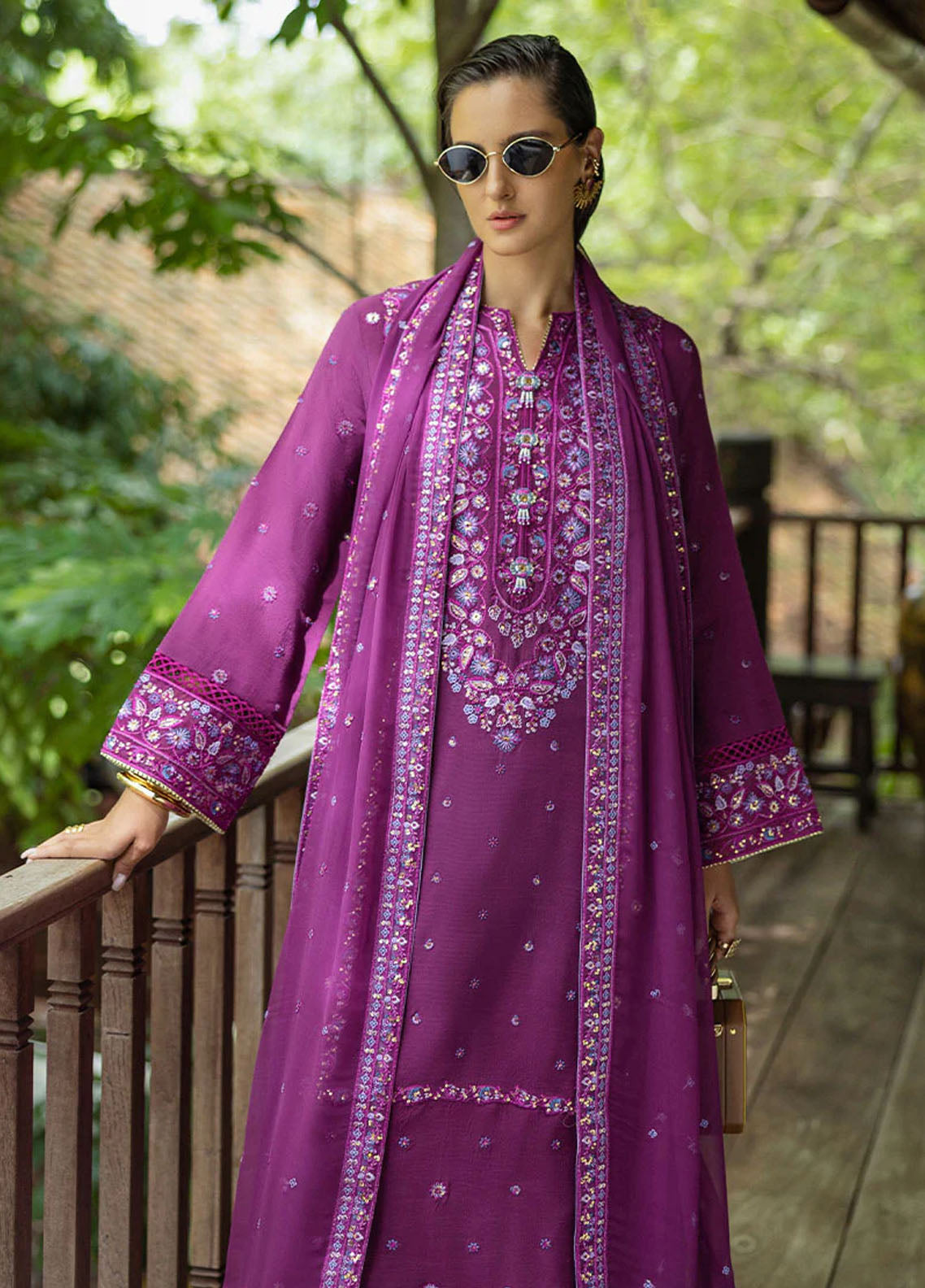 Hemline Nuvera By Mushq Embroidered Raw Silk 3 Piece Unstitched Suit MQ25HLNRS D-06 AVENELLE Hemline Nuvera By Mushq Embroidered Raw Silk 3 Piece Unstitched Suit MQ25HLNRS D-06 AVENELLE