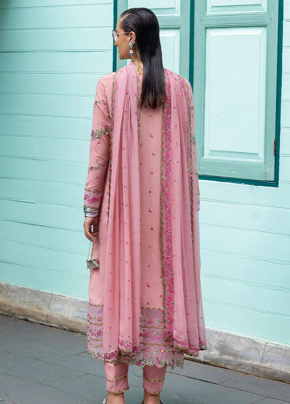 Hemline Nuvera By Mushq Embroidered Raw Silk 3 Piece Unstitched Suit MQ25HLNRS D-10 ELOWEN Hemline Nuvera By Mushq Embroidered Raw Silk 3 Piece Unstitched Suit MQ25HLNRS D-10 ELOWEN