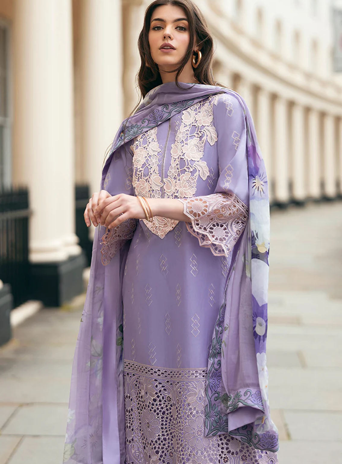 Hemline Odyssey By Mushq Embroidered Lawn 3 Piece Unstitched Suit MQ24H BLOOM BOULEVARD Hemline Odyssey By Mushq Embroidered Lawn 3 Piece Unstitched Suit MQ24H BLOOM BOULEVARD