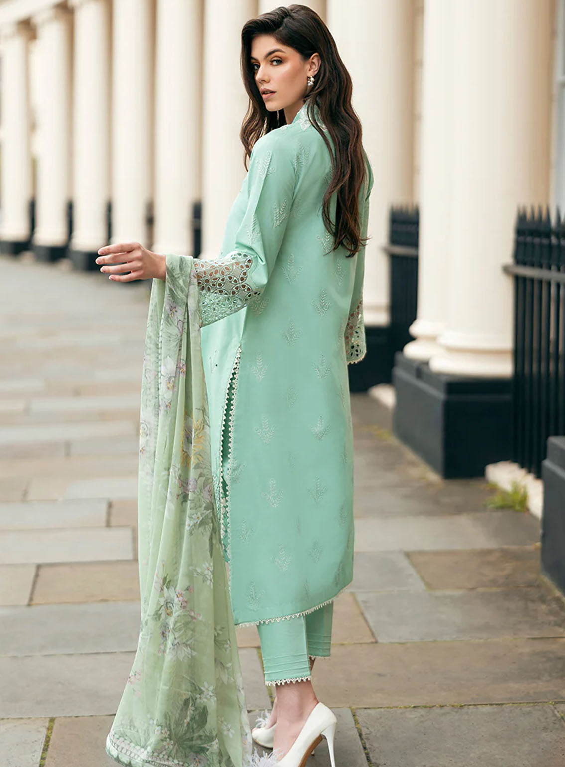 Hemline Odyssey By Mushq Embroidered Lawn 3 Piece Unstitched Suit MQ24H BRISTOL BEAUTY Hemline Odyssey By Mushq Embroidered Lawn 3 Piece Unstitched Suit MQ24H BRISTOL BEAUTY