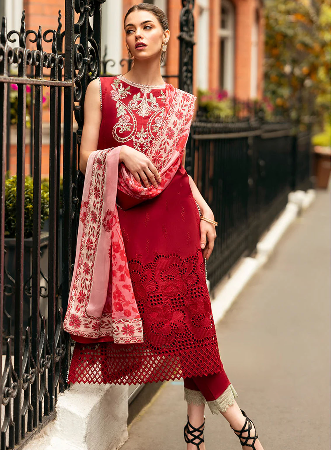 Hemline Odyssey By Mushq Embroidered Lawn 3 Piece Unstitched Suit MQ24H CRIMSON CHIC Hemline Odyssey By Mushq Embroidered Lawn 3 Piece Unstitched Suit MQ24H CRIMSON CHIC