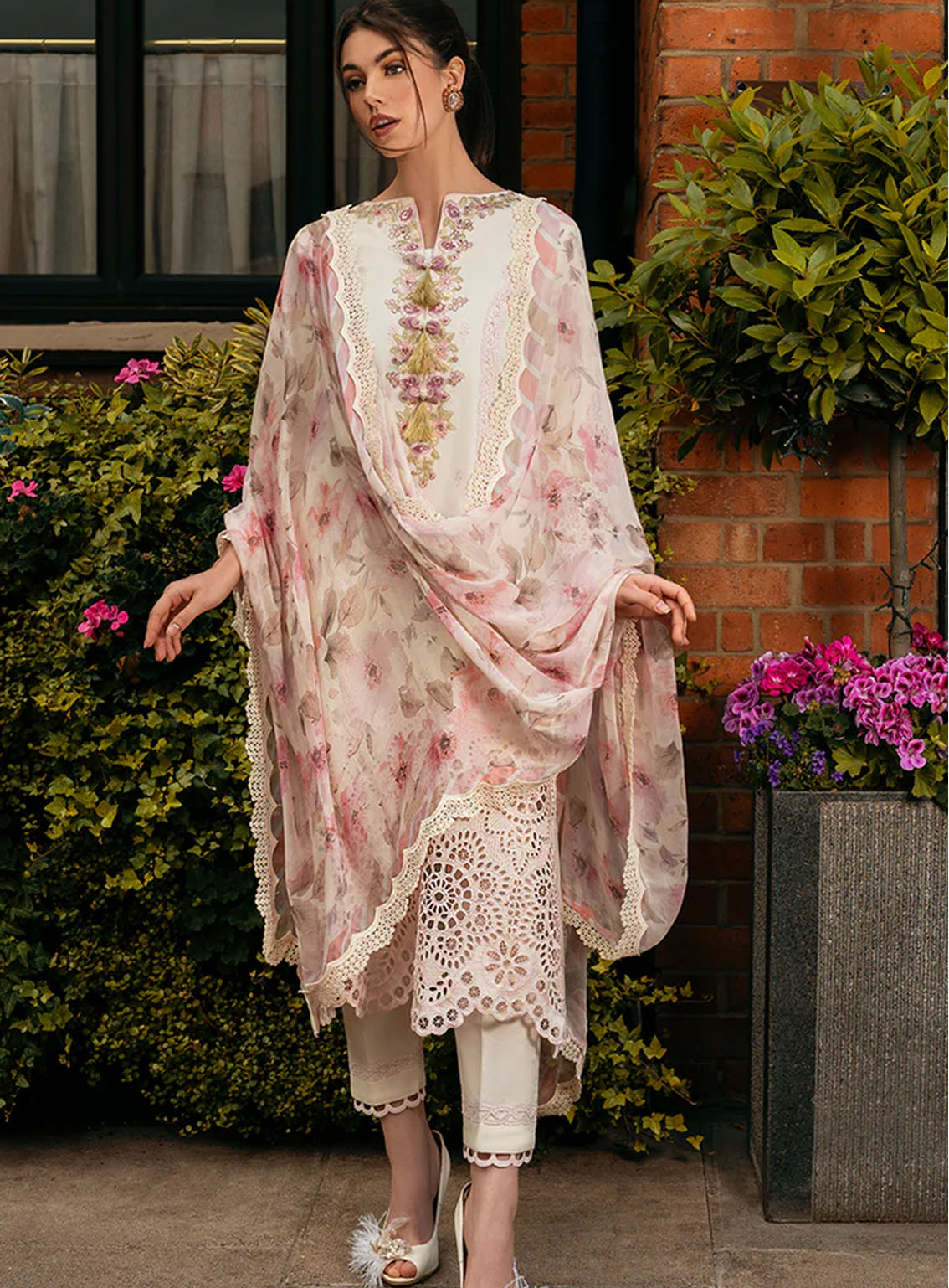 Hemline Odyssey By Mushq Embroidered Lawn 3 Piece Unstitched Suit MQ24H MOCHA MUSE Hemline Odyssey By Mushq Embroidered Lawn 3 Piece Unstitched Suit MQ24H MOCHA MUSE