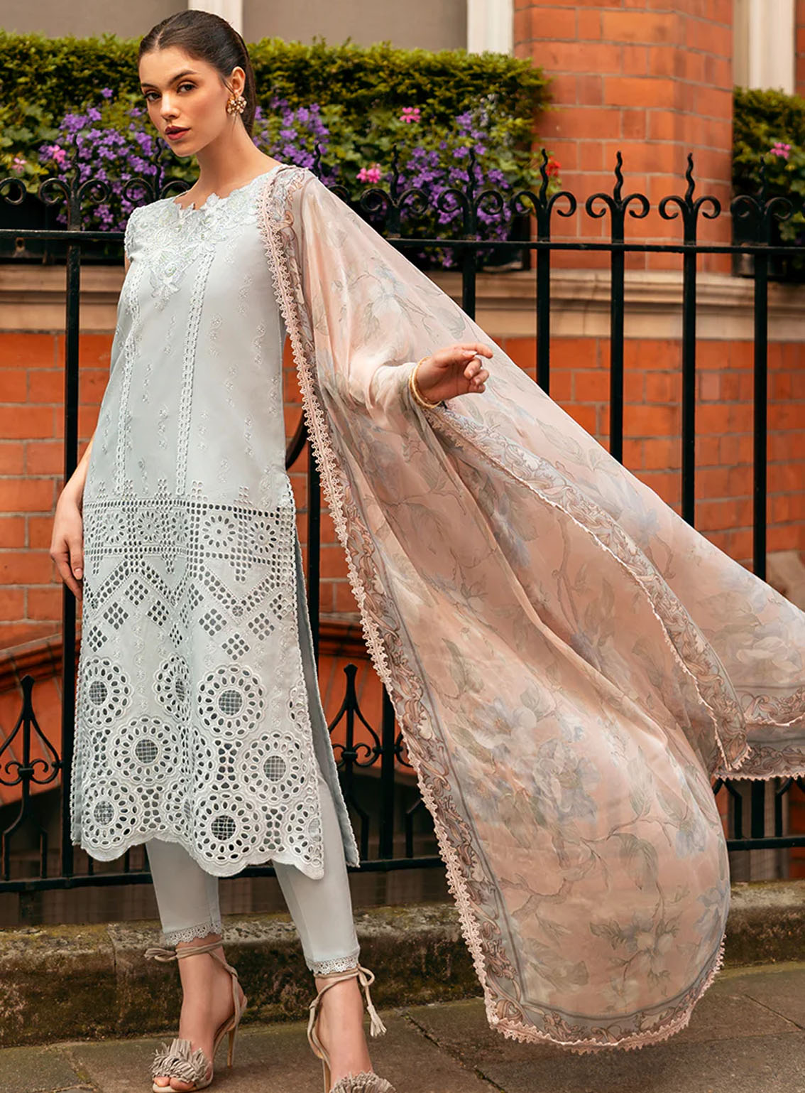Hemline Odyssey By Mushq Embroidered Lawn 3 Piece Unstitched Suit MQ24H NIGHTINGALE NOIR Hemline Odyssey By Mushq Embroidered Lawn 3 Piece Unstitched Suit MQ24H NIGHTINGALE NOIR