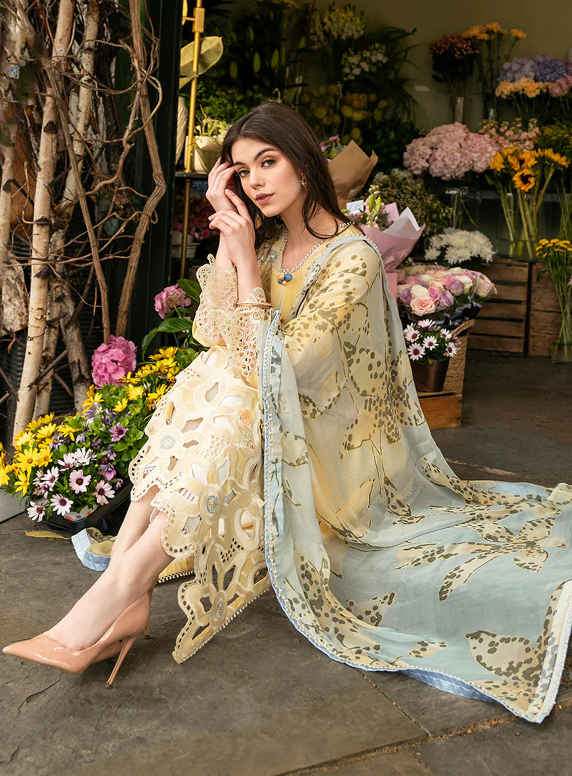 Hemline Odyssey By Mushq Embroidered Lawn 3 Piece Unstitched Suit MQ24H SUNSET SWAY Hemline Odyssey By Mushq Embroidered Lawn 3 Piece Unstitched Suit MQ24H SUNSET SWAY