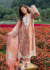Hemline The Secret Garden By Mushq Embroidered Lawn 3 Piece Unstitched Suit MQ26HLTSG D-11A ROSETTE REVERIE
