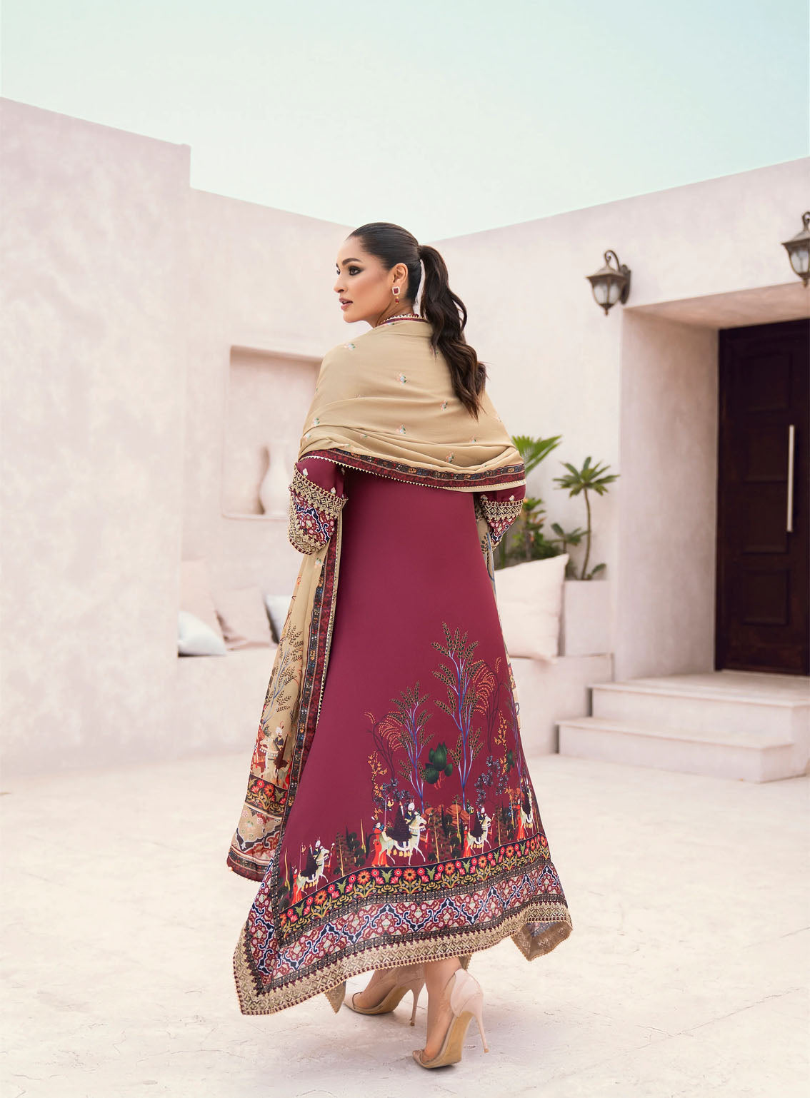HemStitch Embroidered Silk 3 Piece Unstitched Suit HS24SE D-USC-01 ASH HemStitch Embroidered Silk 3 Piece Unstitched Suit HS24SE D-USC-01 ASH