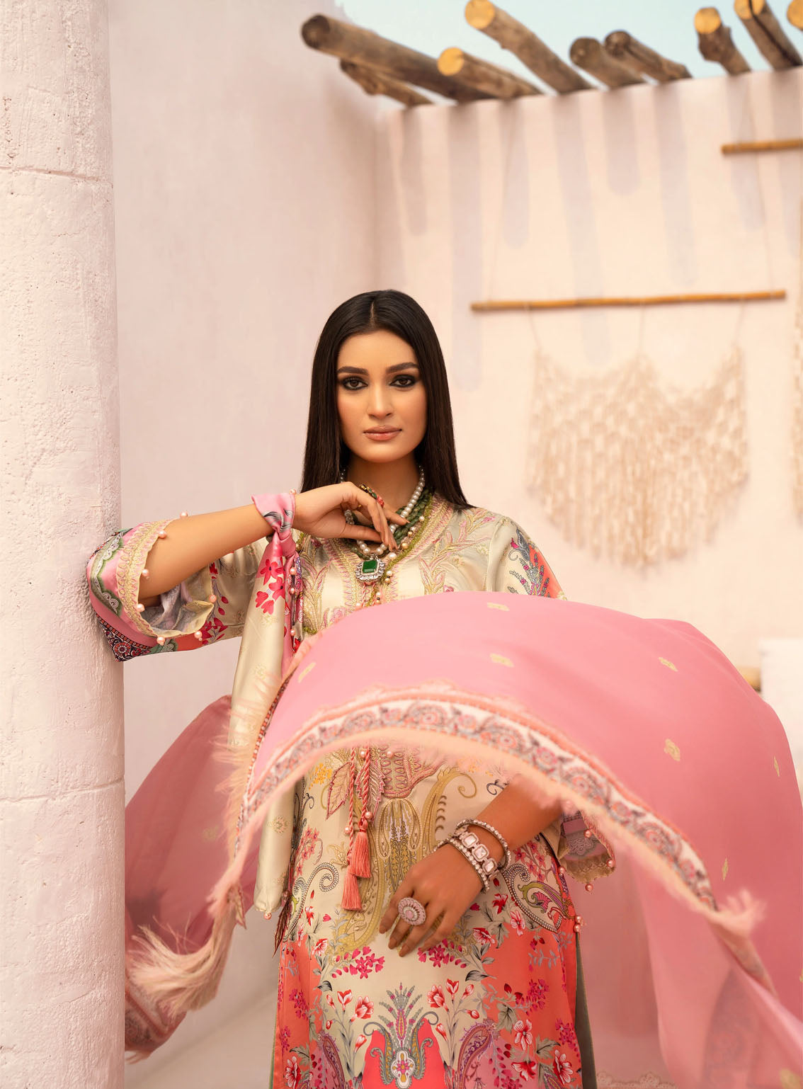 HemStitch Embroidered Silk 3 Piece Unstitched Suit HS24SE D-USC-02 EVA HemStitch Embroidered Silk 3 Piece Unstitched Suit HS24SE D-USC-02 EVA
