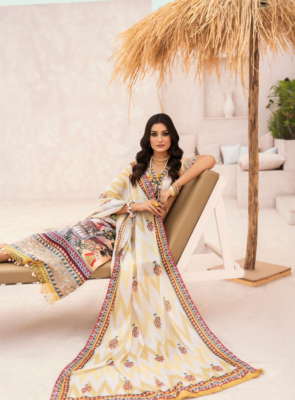 HemStitch Embroidered Silk 3 Piece Unstitched Suit HS24SE D-USC-04 LINA HemStitch Embroidered Silk 3 Piece Unstitched Suit HS24SE D-USC-04 LINA